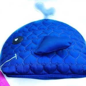 Betsey Johnson Kitsch Blue Cosmetic Bag